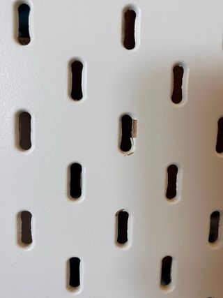 2 Tableros Perforados Ikea Blancos