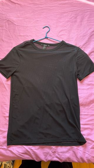Camiseta Forever 21 Malla Transparente Talla S