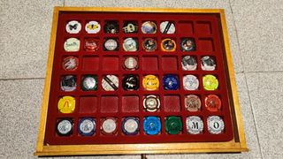 Lote de chapas de cava