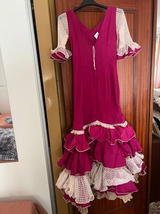 Vestido Flamenca Buganvilla Talla 10/12