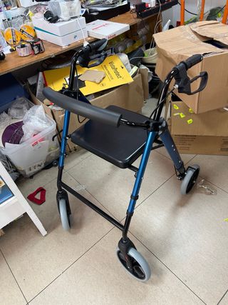 Andador Mobiclinic Plegable Ligero Azul