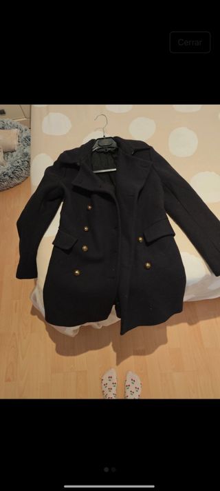 Abrigo Zara Negro