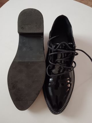 Zapatos negros charol niño talla 36