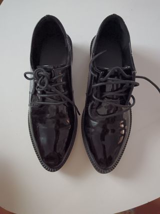 Zapatos negros charol niño talla 36