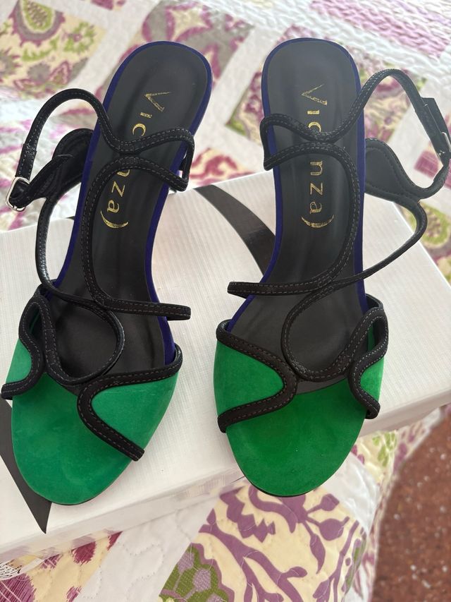 Sandalias Vicenza Talla 37 Tacón