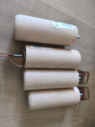 Patas de madera para mesa (4 unidades)
