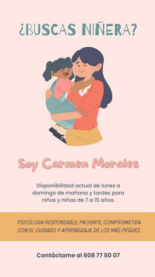Niñera en Córdoba Capital