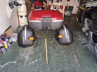 3 Maletas SHAD 42L con Soportes y Anclaje
