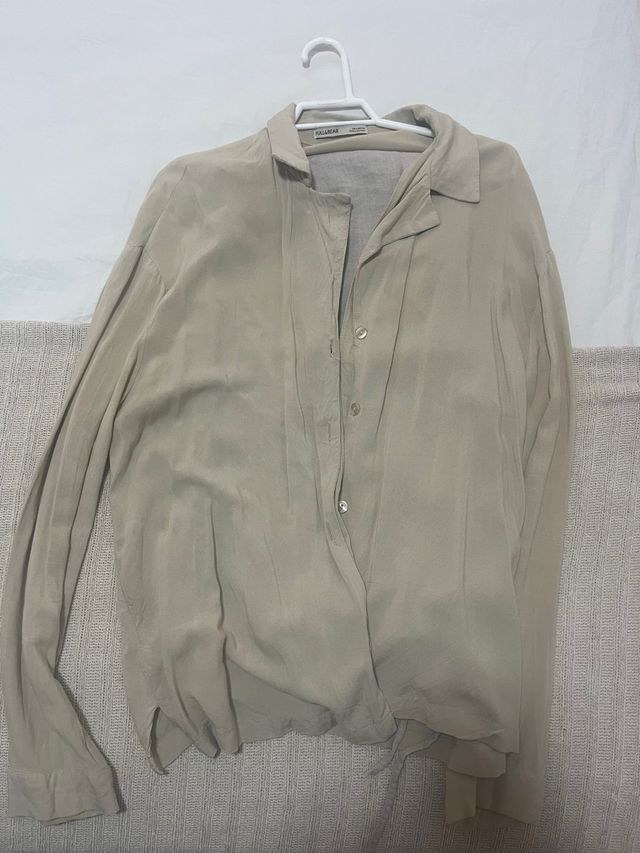 Camisa Pull&Bear beige