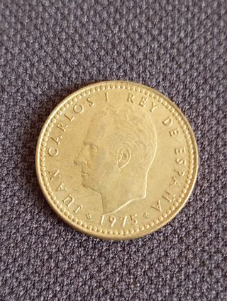 1 Peseta España 1975 Carlos I Rey