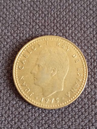 1 Peseta España 1975 Carlos I Rey