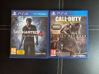 Call of Duty ADW & Uncharted 4 - PS4
