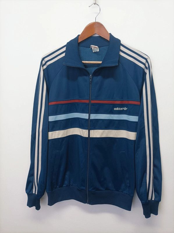 Chaqueta deportiva Adidas vintage azul