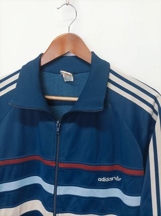 Chaqueta deportiva Adidas vintage azul