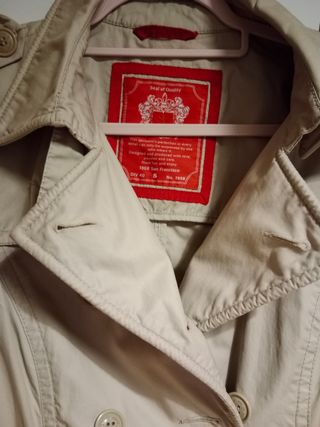 Gabardina/abrigo beige