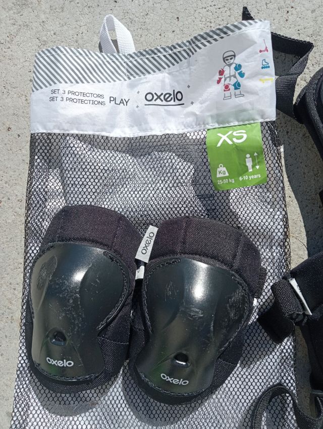 Protectores Oxelo Talla XS Patinaje