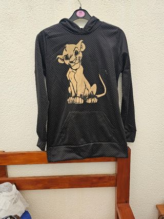 Sudadera Breskin negra con lunares blancos Talla X