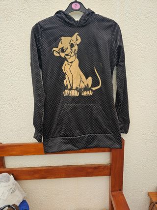 Sudadera Breskin negra con lunares blancos Talla X