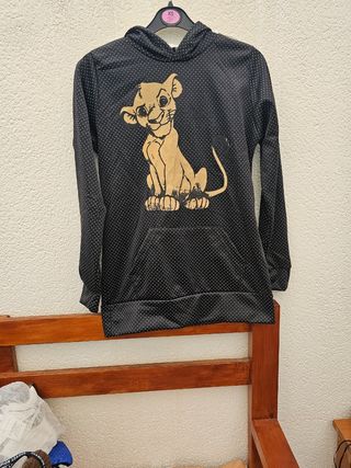 Sudadera Breskin negra con lunares blancos Talla X