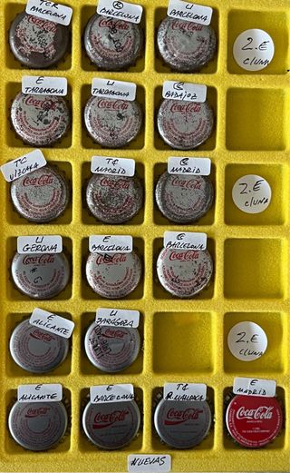 Chapas Tapón Corona Coca-Cola 