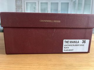 Botines piel negros Crownhill Shoes 36 the Manila