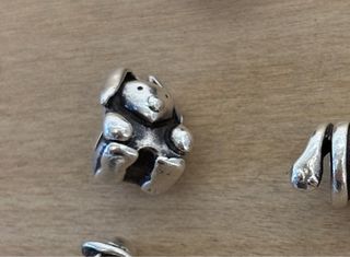 Charm Conejo Pandora Plata