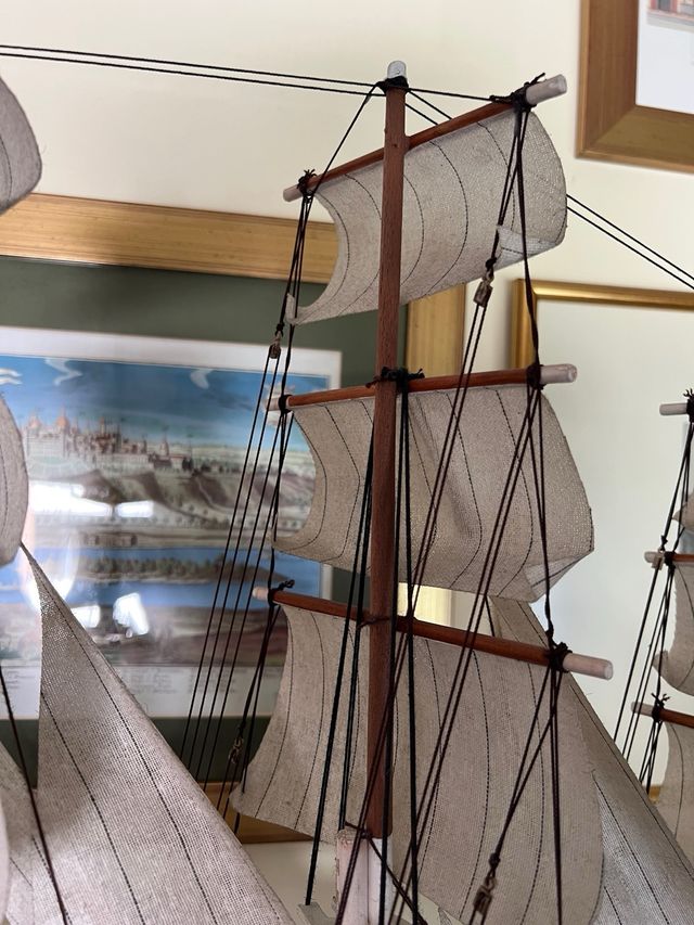 Maqueta Fragata Siglo XVIII Madera