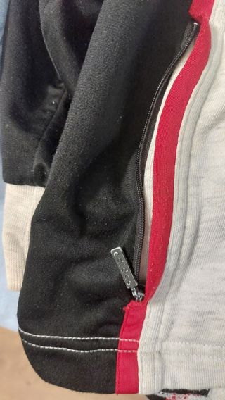 Sudadera Adidas Retro Gris y Roja