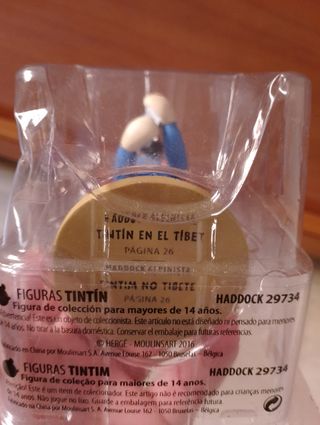 Figura Capitán Haddock Tintín Alpinista