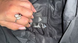 Chaqueta impermeable Adidas negra
