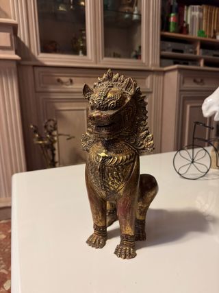 León color Bronce Decorativo