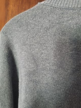 Jersey punto oversize azul