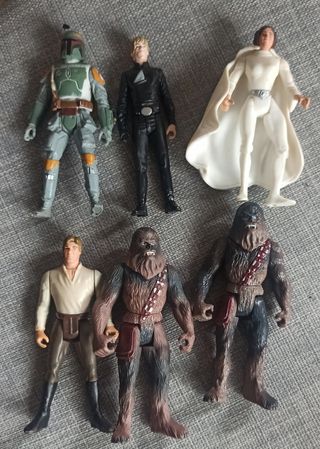 Figuras Star wars 3'75" + Kylo Ren 6"