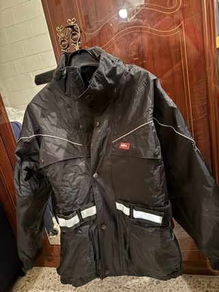 Cazadora abrigo negra Talla M