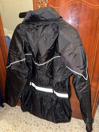 Cazadora abrigo negra Talla M