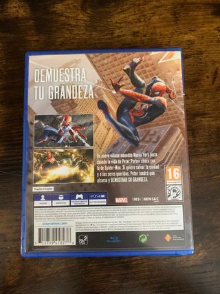 Marvel Spider-Man PS4 Juego
