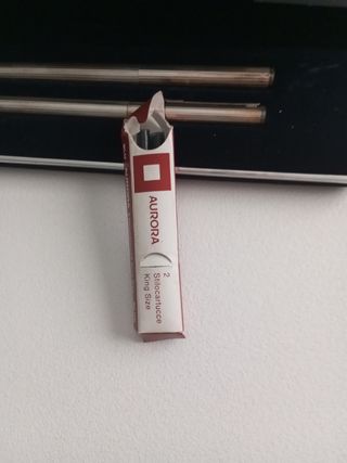 Bolígrafo y pluma Aurora plata
