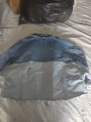 Chaqueta vaquera Zara azul Talla XS