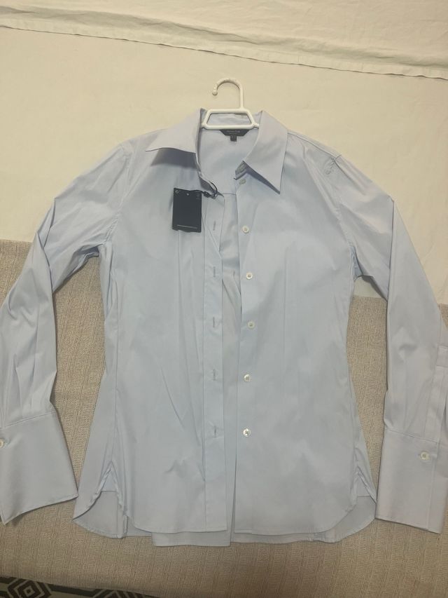 Camisa Massimo Dutti azul