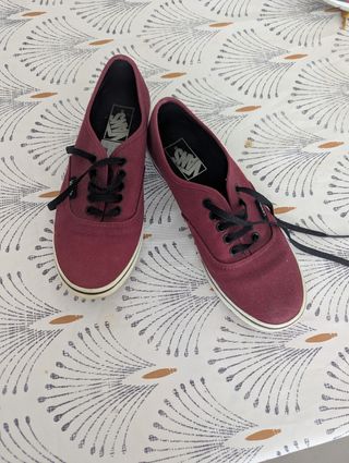 Zapatillas Vans Rojas