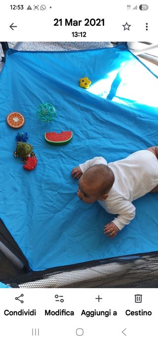 Parque infantil plegable