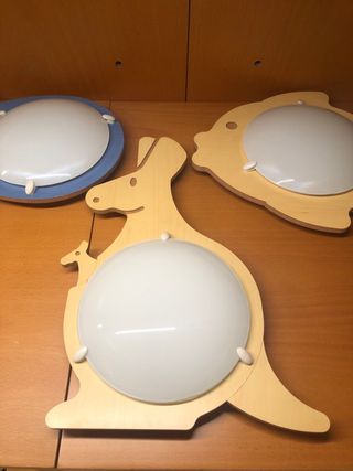 Apliques de pared infantiles animales