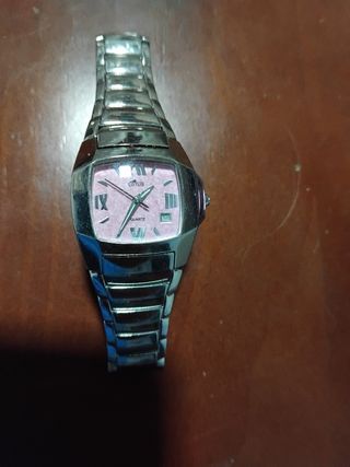 Reloj Lotus Multifunción Azul y Plateado