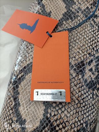 Stivali Trussardi Jeans Pelle Pitonata Marrone