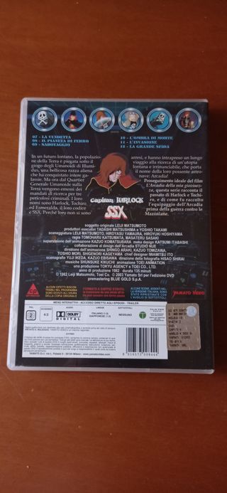 Capitan Harlock SSX DVD