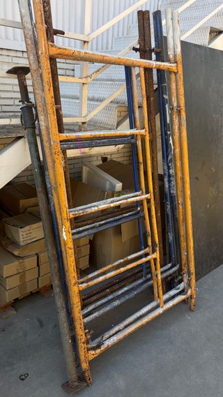 Andamios metálicos para construcción