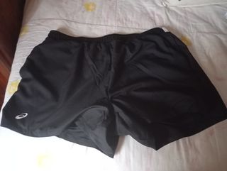 Pantalón corto deporte Asics mujer XL negro