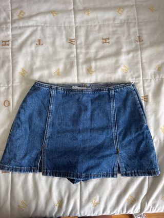 Falda Pantalón Vaquera Corta