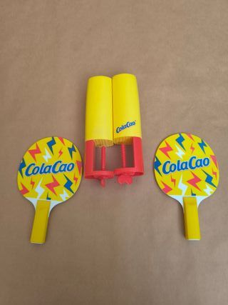 Mini Tenis de Mesa Portátil con Red Ajustable