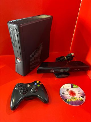 Xbox 360 Slim 250GB Kinect + Mando + Juego